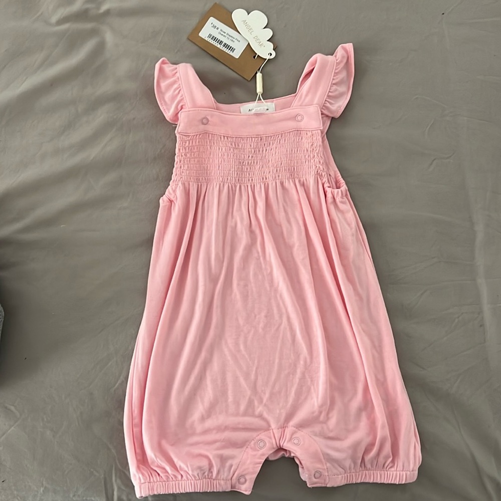 Angel dear pink romper